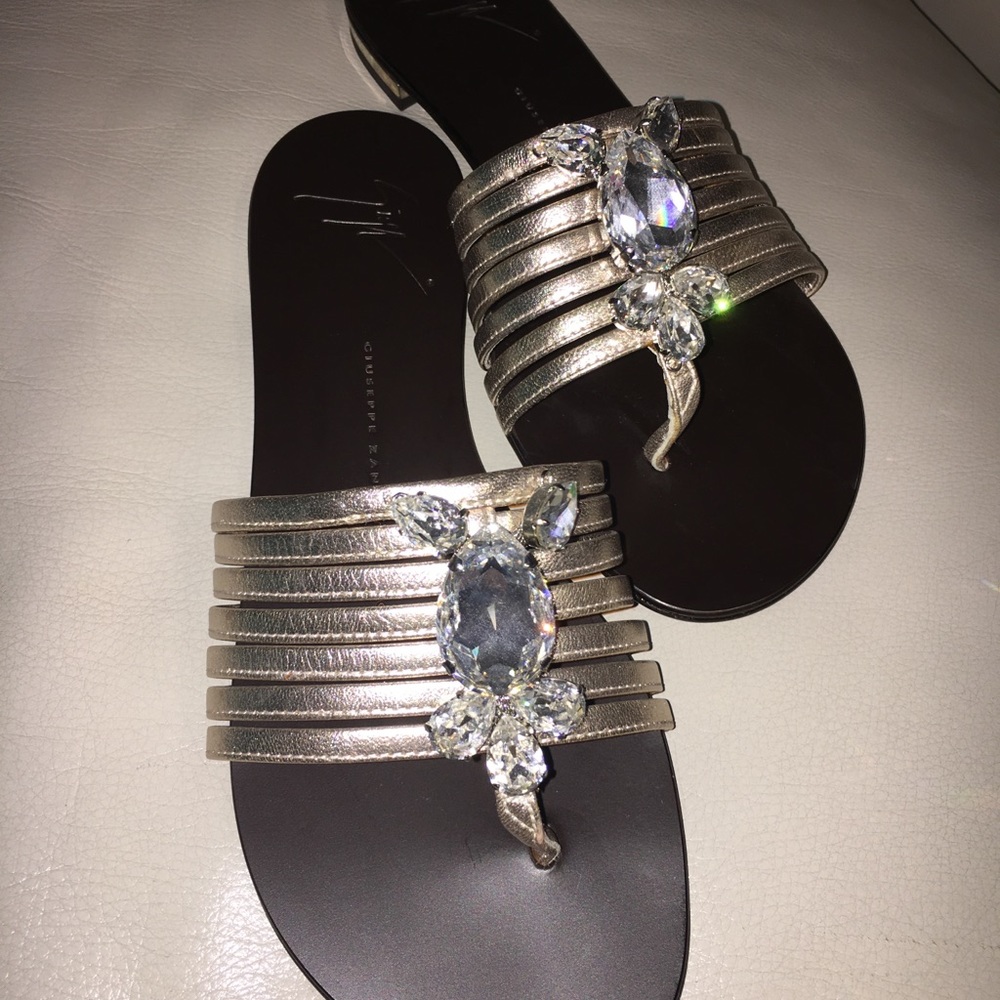 Authentic Giuseppe Zanotti Rose Gold Sandals